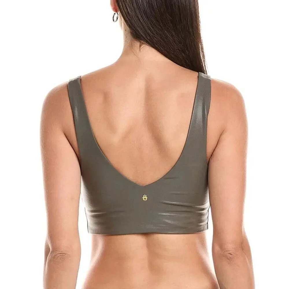 $78 New Spiritual Gangster Harlow High Gloss Crop Tank - Small - Picture 2 of 5
